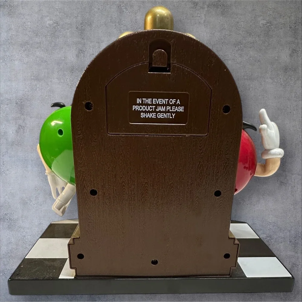 M&M's Jukebox Candy Dispenser Red Green Collectible‎ Novelty